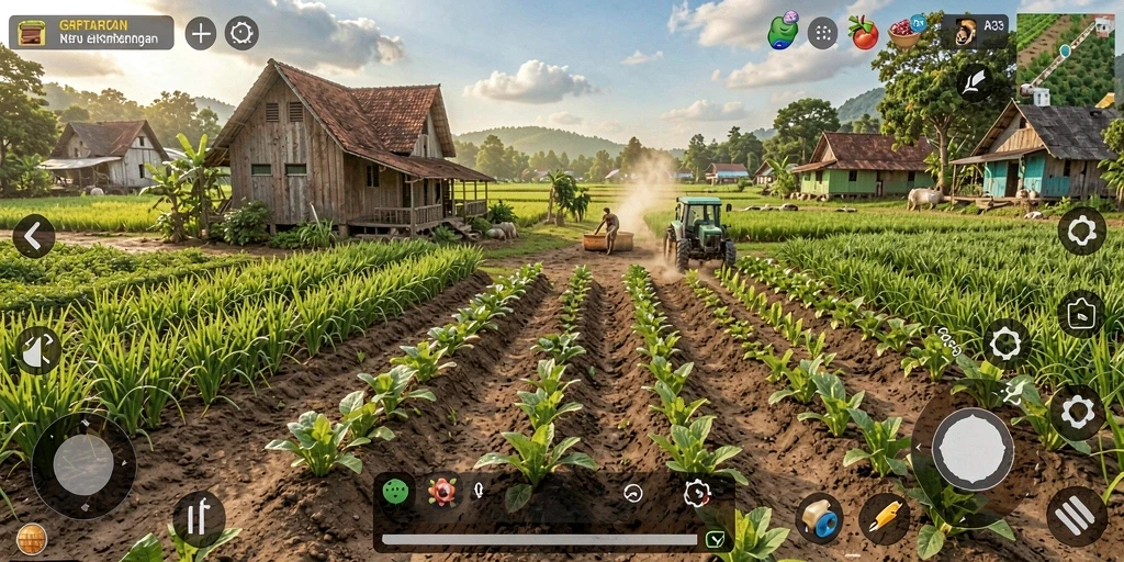 Screenshot menunjukkan gameplay menarik dari API33 yang menyenangkan.