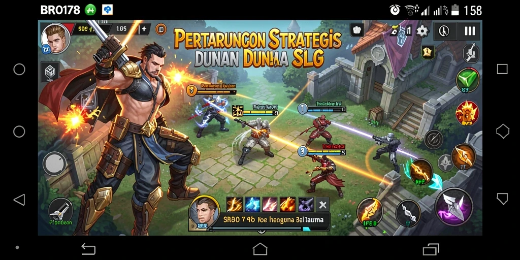 Tampilan gameplay seru dalam petualangan SLG BRO178.