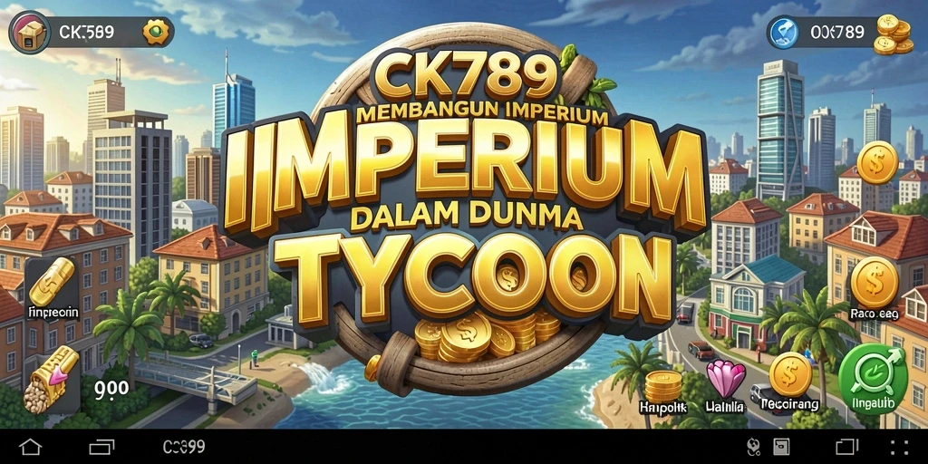 Tampilan gameplay CK789 yang menampilkan strategi bisnis yang mendebarkan.