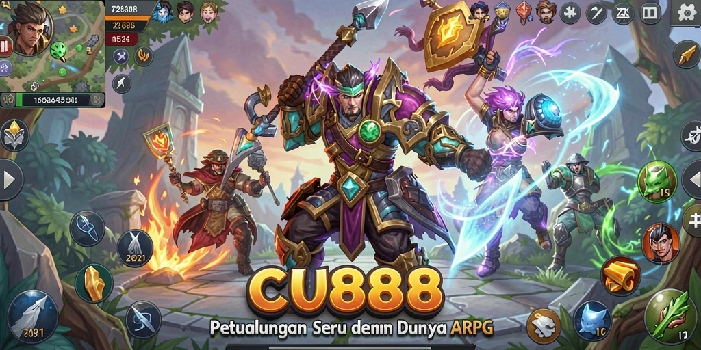 Gameplay menegangkan dan grafis memukau di CU888.