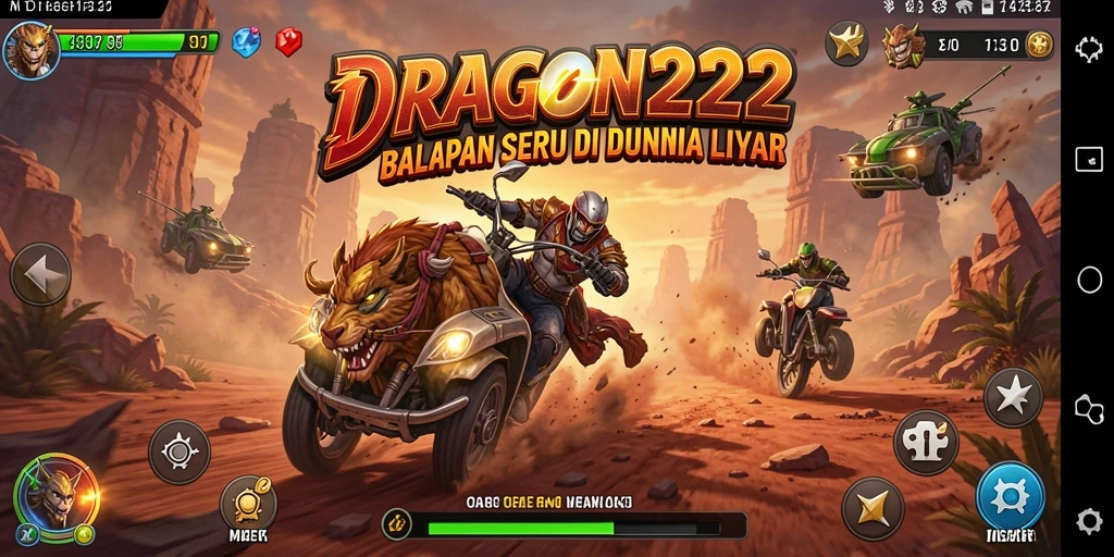 Gameplay Racing seru di DRAGON222 dengan grafis menakjubkan.