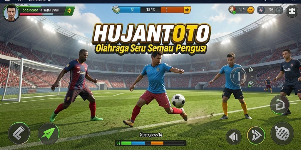 Tampilan gameplay HUJANTOTO yang mendebarkan dalam pertandingan.