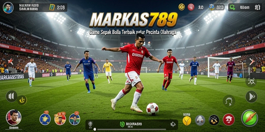 Tampilan gameplay yang menegangkan dan realistis dari MARKAS789.