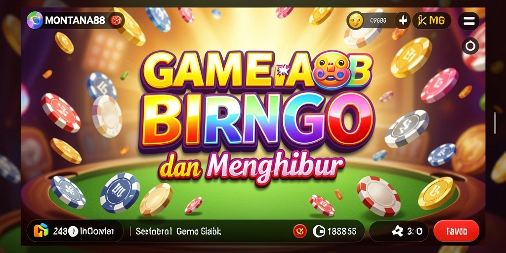 Tampilan gameplay Bingo yang seru di MONTANA88.