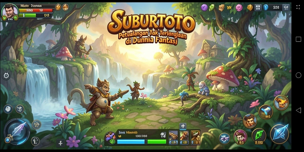 Gameplay SUBURTOTO yang mendalam dalam dunia petualangan.