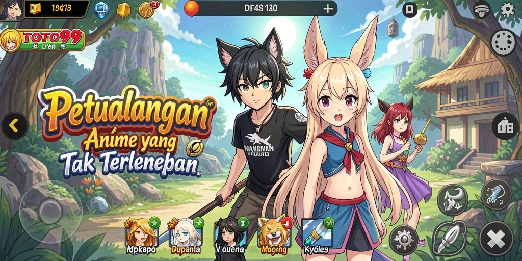 Tampilan gameplay yang menarik dan penuh aksi dari TOTO99.