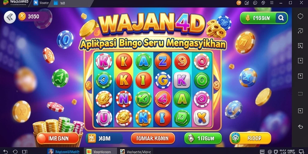 Gameplay seru dari aplikasi Bingo WAJAN4D.