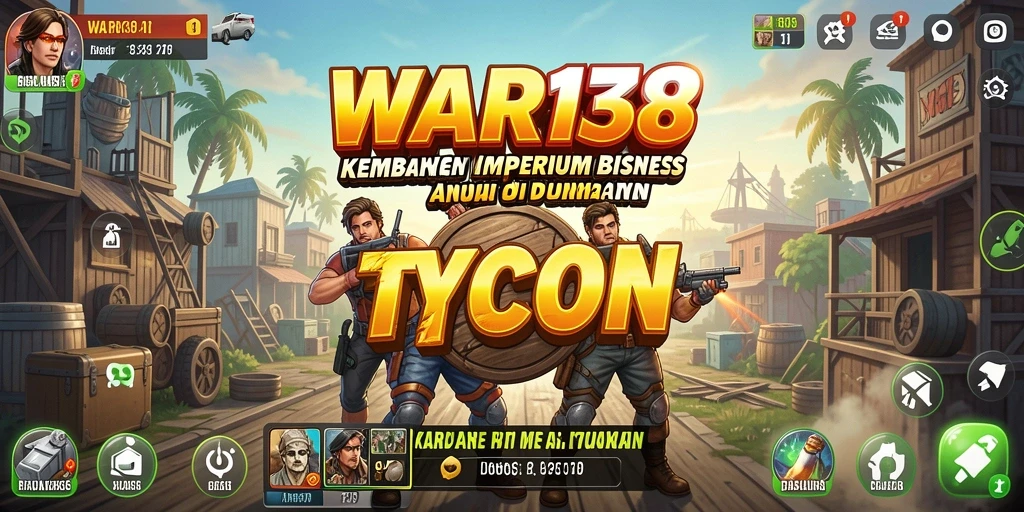 Tampilan menarik dari gameplay Tycoon yang penuh warna dan dinamis.
