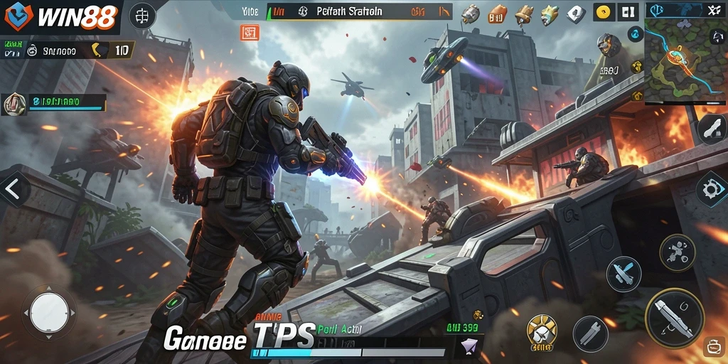 Tampilan gameplay <strong>WIN88</strong> yang mendebarkan dan penuh aksi.